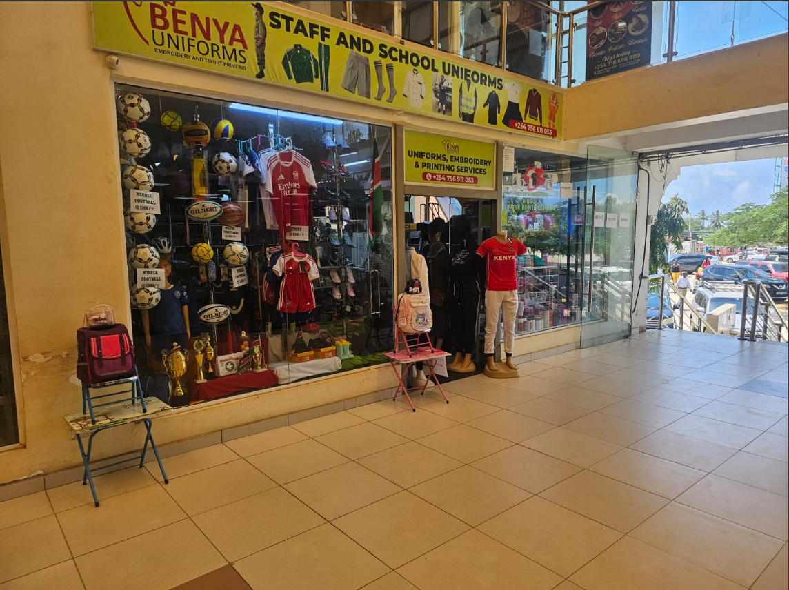 Benya Uniforms storefront