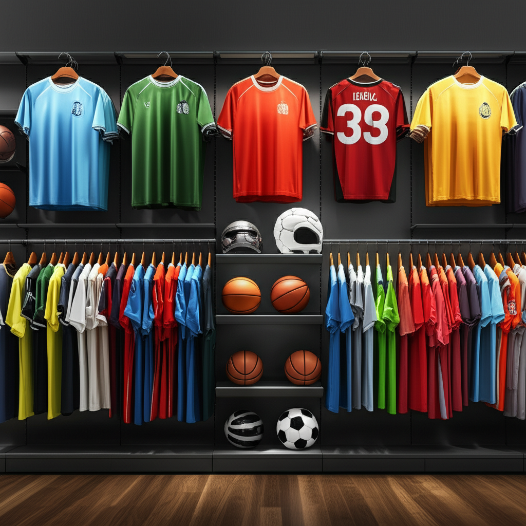 Sports equipment display